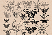 Butterfly Stamps for Procreate, a Brush Add-On by TheWhiteCatLab (Thumbnail 5 of 8)