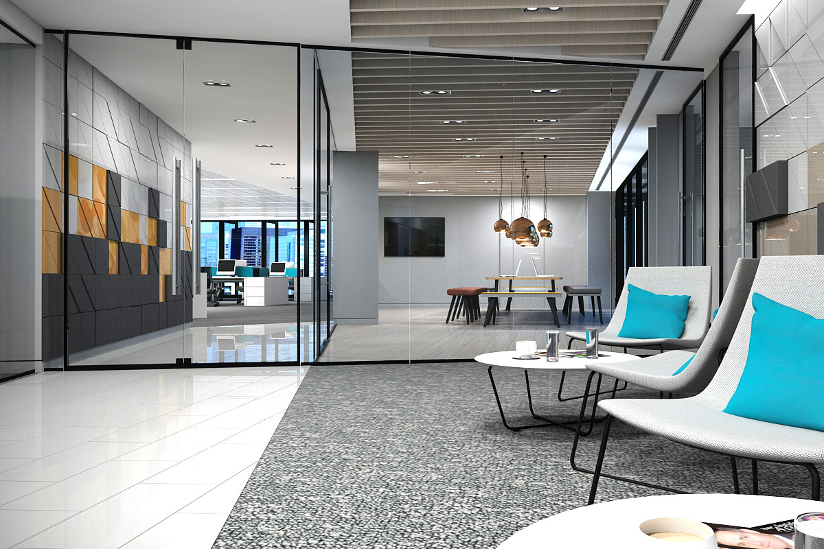 Full Office Interior 26, an Architecture 3D Model by Giimann (Photo 21 of 23)