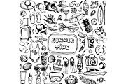 Set of vector images, summertime, an Illustration by Alena Kurian (Thumbnail 2 of 4)