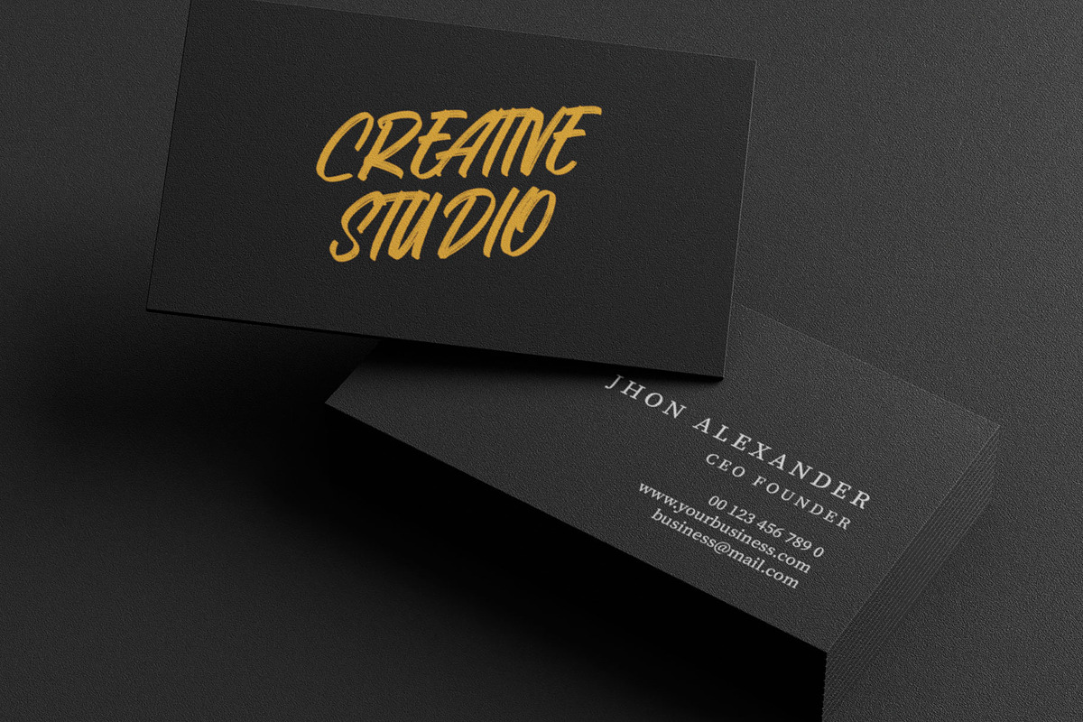 Black Sergio Brush Font, a Handwritten Font by RantautypeStudio (Photo 5 of 13)