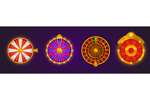 Luxury casino fortune wheel, an Object Illustration by art PVP - market
