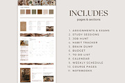 Notion Template Light Academia, a Templates & Theme by AestheticOrganizer (Thumbnail 2 of 9)