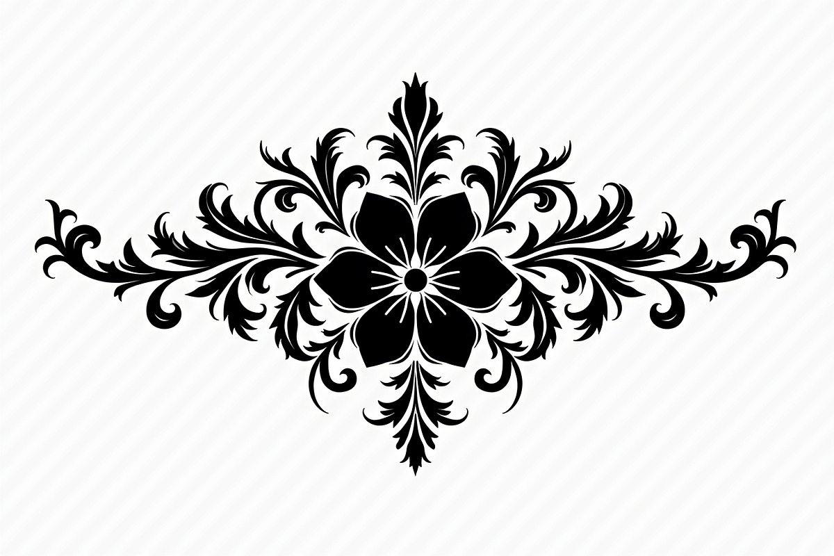 Elegant Floral Ornament Set, an Illustration by BIPLOB EXPERT (Photo 17 of 21)