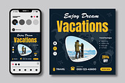 Vacation Holiday Tour Social Media, a Social Media Template by MightyDesign (Thumbnail 2 of 7)