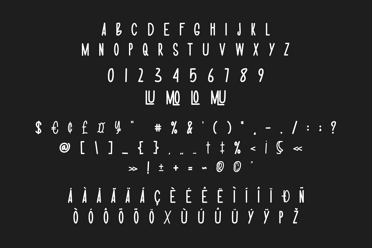 Glutmon Handmade Sans Display Font, a Sans Serif Font by Maulana Creative (Photo 6 of 6)