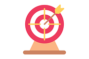 Target Flat Icon, a Duotone Icon by Pexelpy (Thumbnail 2 of 2)