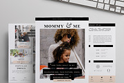 Blog Media Kit Template | 3 Pages, a Stationery Template by Blogger Kit Co. (Thumbnail 3 of 8)