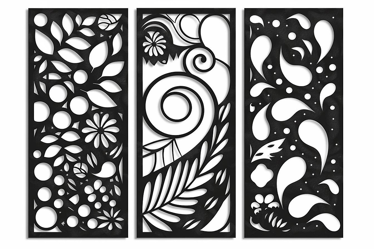 Modern Wall Art Silhouette Vector, an Illustration by jahid234 (Photo 2 of 9)