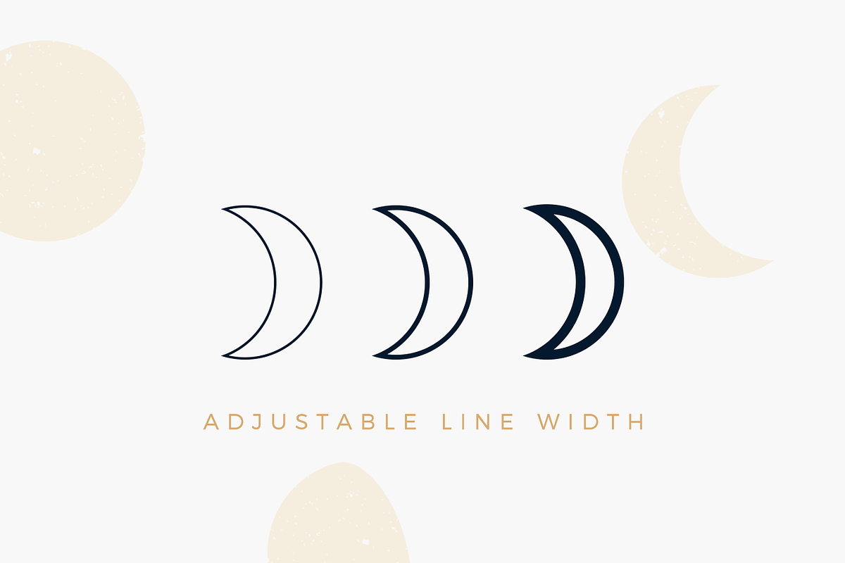 Moon Phases Clipart Set, an Object Graphic by P.F. Creative Lab (Photo 3 of 6)