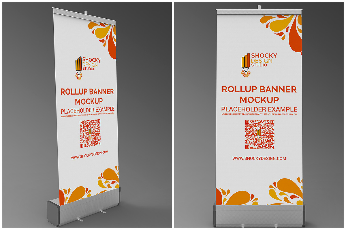 Rollup Banner Mockup, an Advertising Mockup by Shocky Design Studio (Photo 2 of 5)