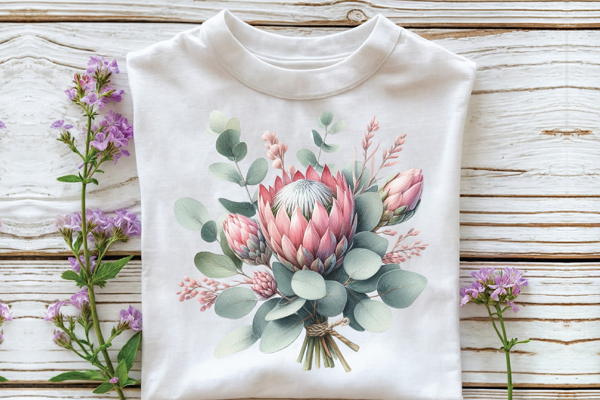 Watercolor Flower Bouquets Clipart, an Illustration by CraftArtStudio (Photo 3 of 6)