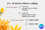 24x36 Photo Collage - Canva Template, a Templates & Theme by Adalin Shop (Thumbnail 4 of 4)