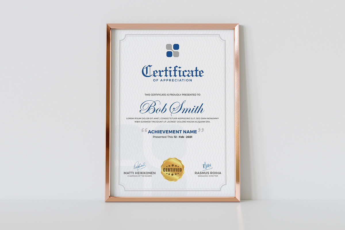 Professional Certificate Design, a Templates & Theme by rix_designs (Photo 5 of 6)