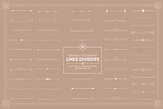 50 Floral Dividers Frames Set, a Decorative Illustration by Photoshop Action (Thumbnail 1 of 6)