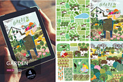 Garden, farm and agriculture, an Object Illustration by Ardea-studio (Thumbnail 1 of 2)