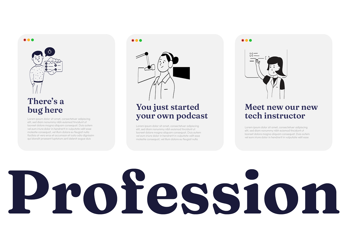 23 Illustration |Creative Profession, a Work Illustration by Directico Design Kit (Photo 2 of 6)