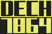Dech Bold Display Font street, a Sans Serif Font by lekseo studio (Thumbnail 2 of 8)