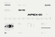 Apexor Futuristic Geometric Display, a Sans Serif Font by HipFonts (Thumbnail 11 of 17)