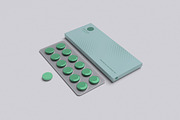 Pill Box set Mockup, a Packaging Mockup by xavier_studio (Thumbnail 2 of 5)