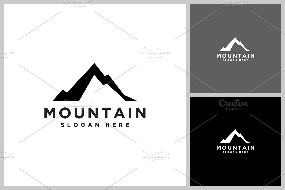 mountain logo design vector template, a Branding & Logo Template by quadrazo