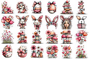 Whimsical Spring Easter Clipart, an Illustration by DreamPrint404 (Thumbnail 3 of 5)