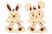 Easter bunny on a laser surprise egg, a Pattern Graphic by MegaPrezencik (Thumbnail 3 of 7)