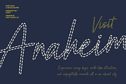 CS Gelda Dashed, a Script Font by Craft Supply Co. (Thumbnail 6 of 8)