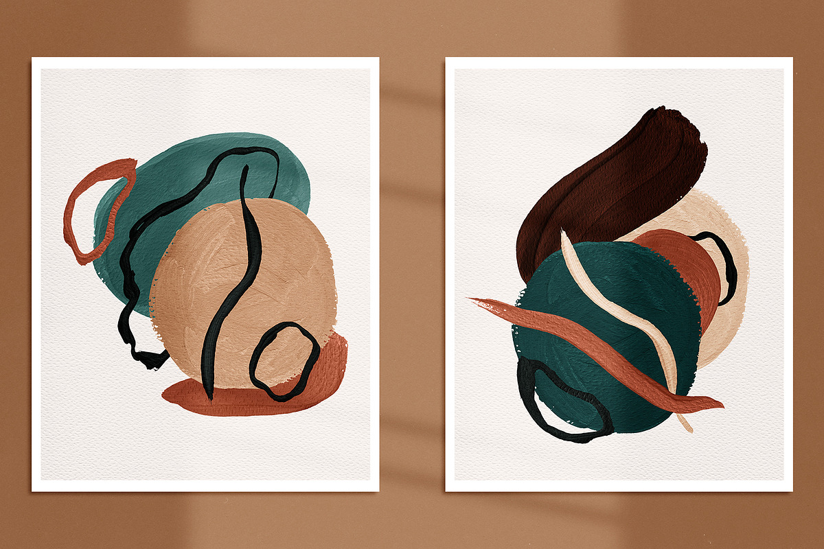 Gouache Abstract Shapes, Backgrounds, an Object Graphic by CatJello Graphics (Photo 2 of 28)