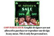 DIY St Patricks Day Flash Sale, a Social Media Template by Foedesigner (Thumbnail 1 of 6)