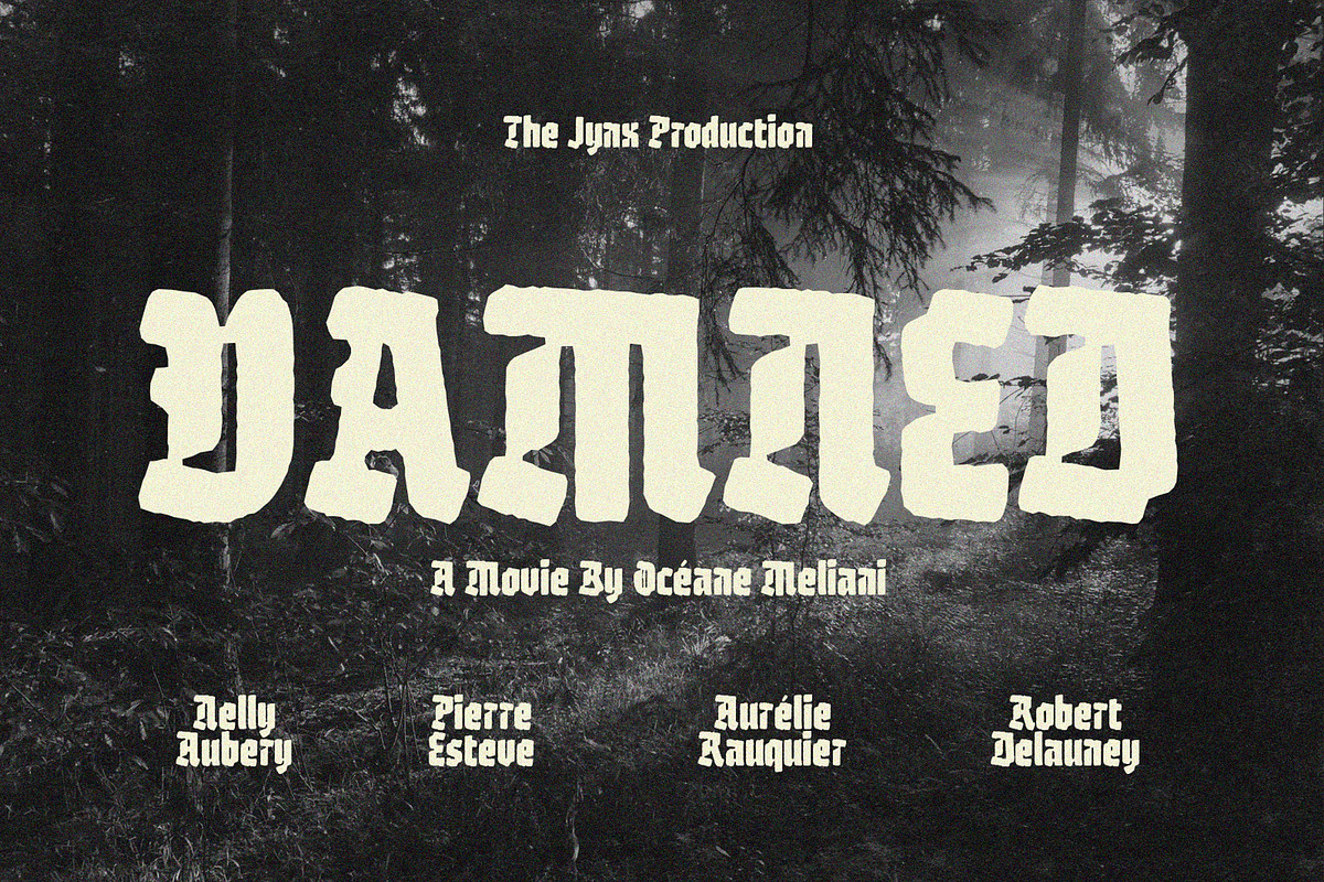 Gream Font Family, a Blackletter Font by Aiyari (Photo 8 of 10)