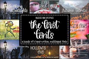 The First Fonts Bundle - 6 Fonts