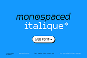 HF Mourtec Monospaced, a Sans Serif Font by 24Design Studios (Thumbnail 11 of 14)