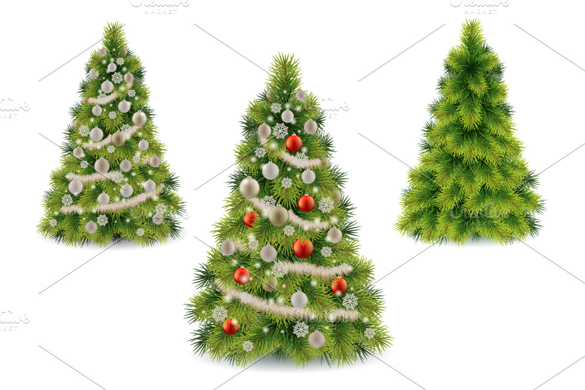 Set for Merry Christmas cards., a Decorative Illustration by belander (Photo 6 of 10)