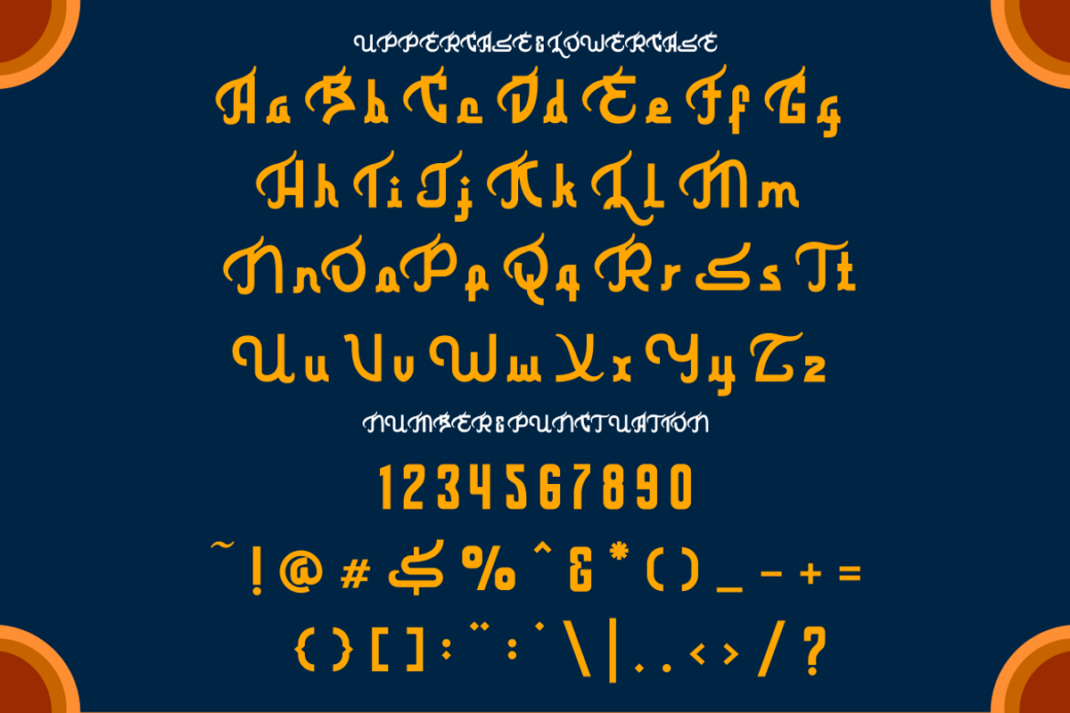 Hikma Glyphs - Arabic Style Font, a Font by PutraCetol Studio (Photo 5 of 11)