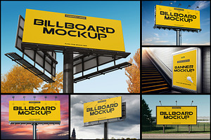 Billboard Mockup, an Advertising Mockup by mockupbuys