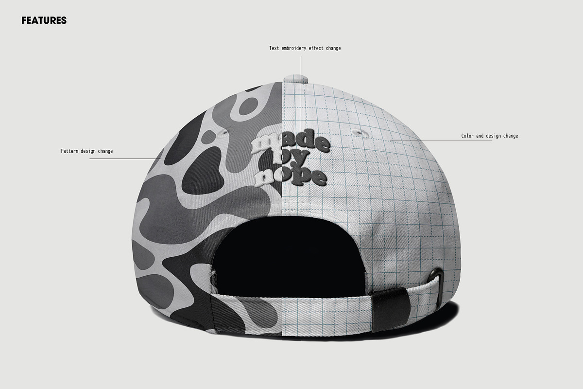Baseball Caps Hat Mockup Vol 1, a Hat Mockup by made_by_nope (Photo 14 of 29)