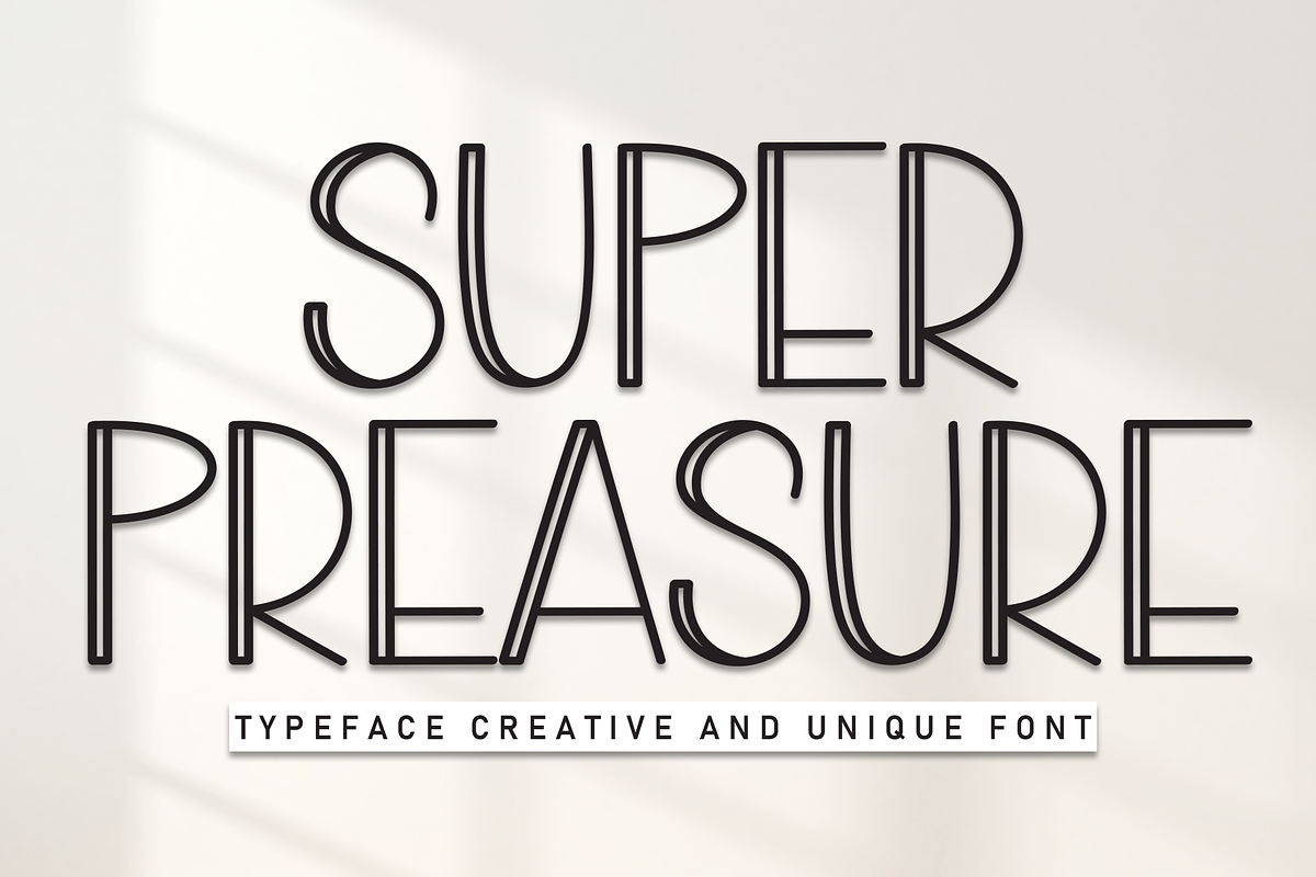 Super Preasure | Script Font, a Script Font by Scratchones (Photo 1 of 8)