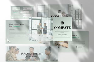 Compate - PowerPoint Template, a Presentation Template by MA-KING_ART
