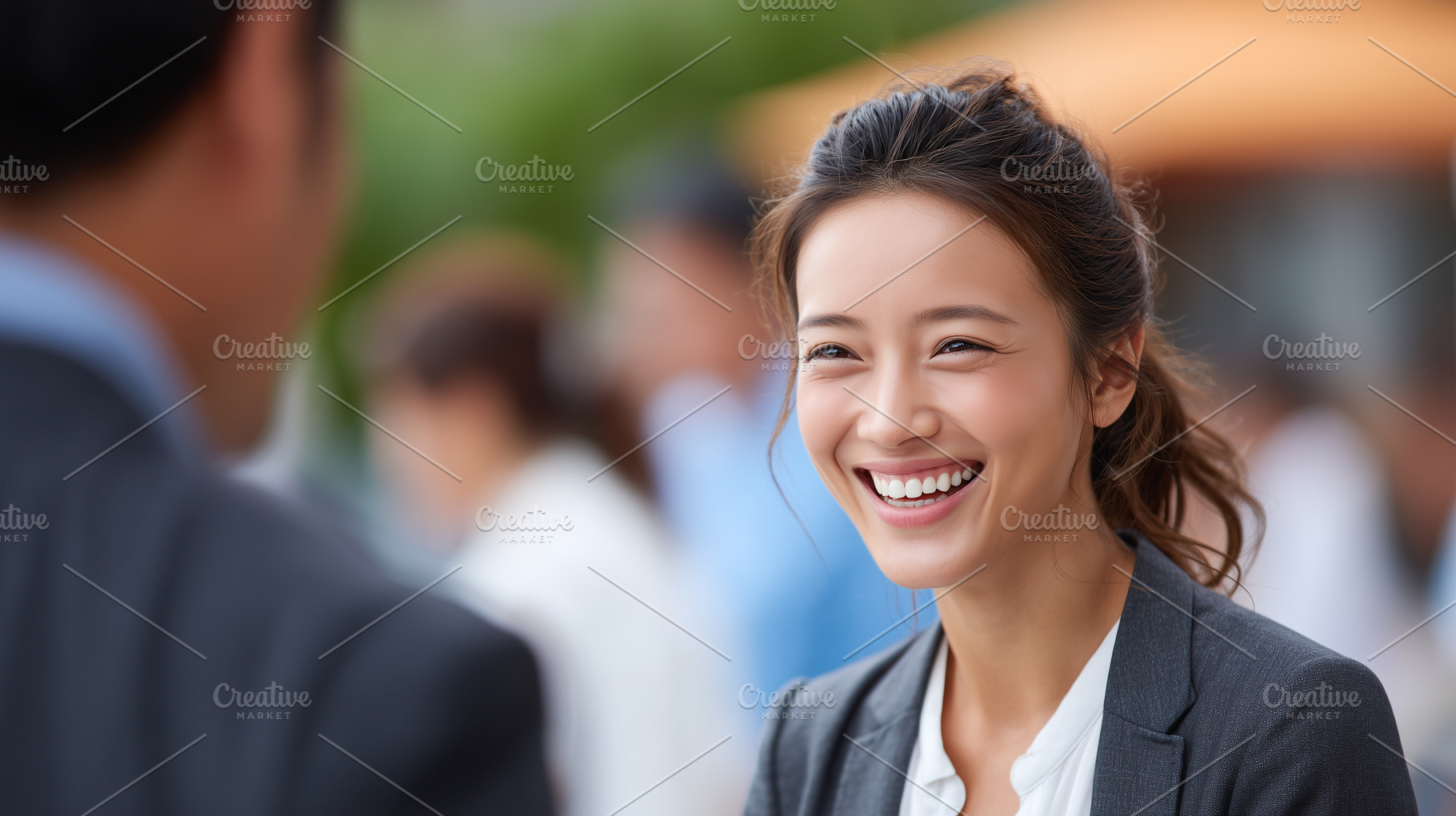 Young asian businesswoman in a suit, a Business Photo by MistyDay