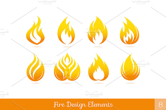 Fire Icons Set