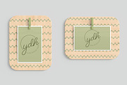 Wooden Frame With Paper & Clip, a Product Mockup by McLittle Stock (Thumbnail 1 of 2)