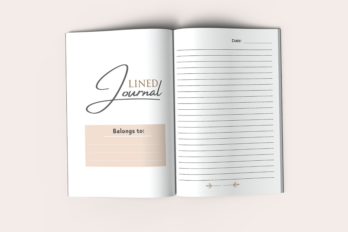 Lined Journal, a Templates & Theme by KDPISH (Photo 2 of 4)