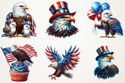 4th Of July Bald Eagle Sublimation, a Seasonal Illustration by RobertsArt (Thumbnail 3 of 7)