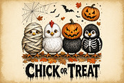 Funny Halloween Png Spooky Chicken, a Work Illustration by Sublimation Artist (Thumbnail 1 of 9)