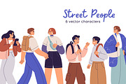 People standing, walking on street, a Person Illustration by Good Studio (Thumbnail 1 of 3)