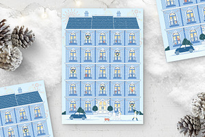 Christmas Advent Calendar Design