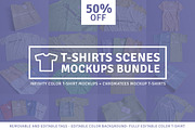 50% OFF Tshirt Scenes Mockups Bundle, a Shirt Mockup by GraphicHero (Thumbnail 1 of 4)
