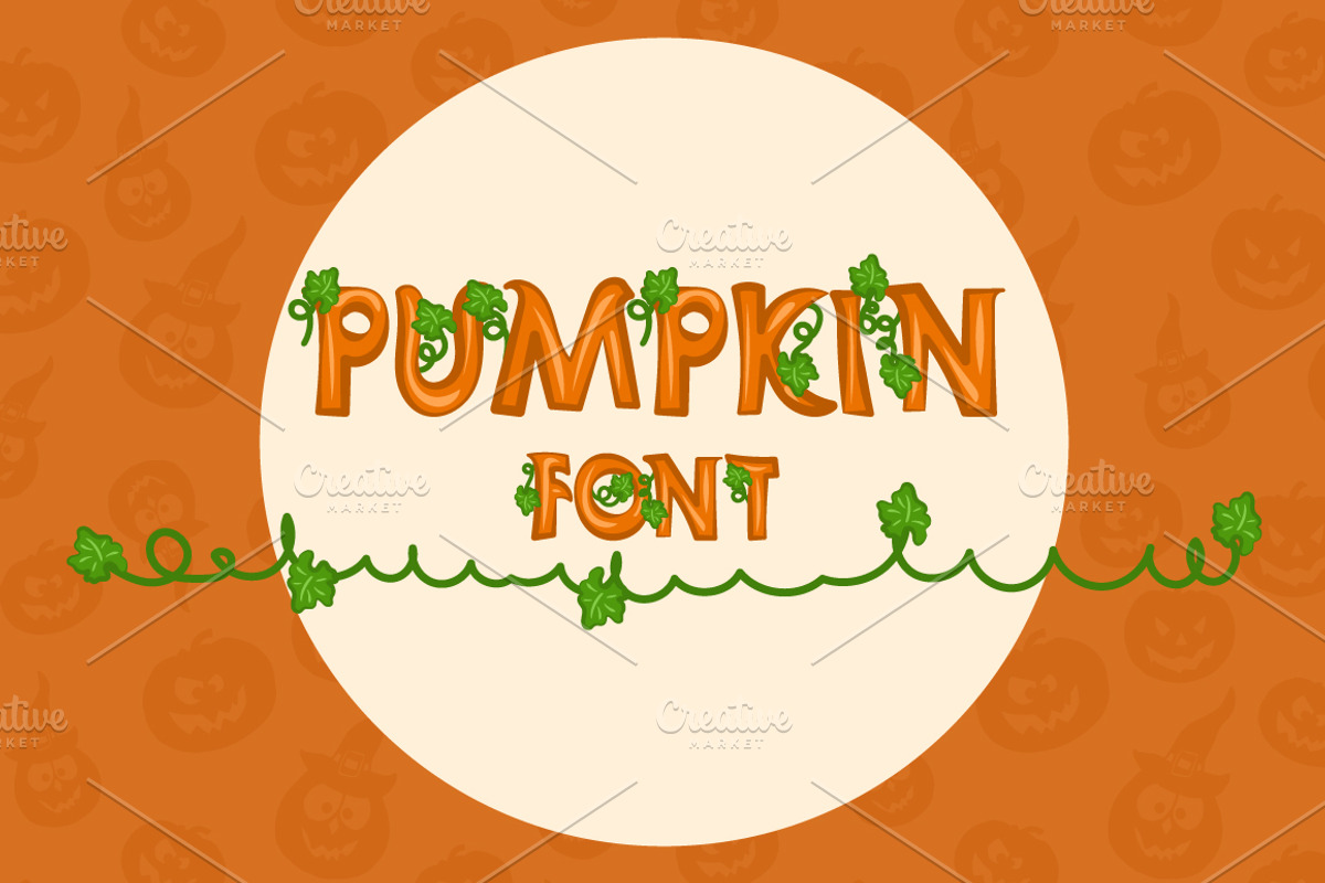 PUMPKIN LEAF FONT