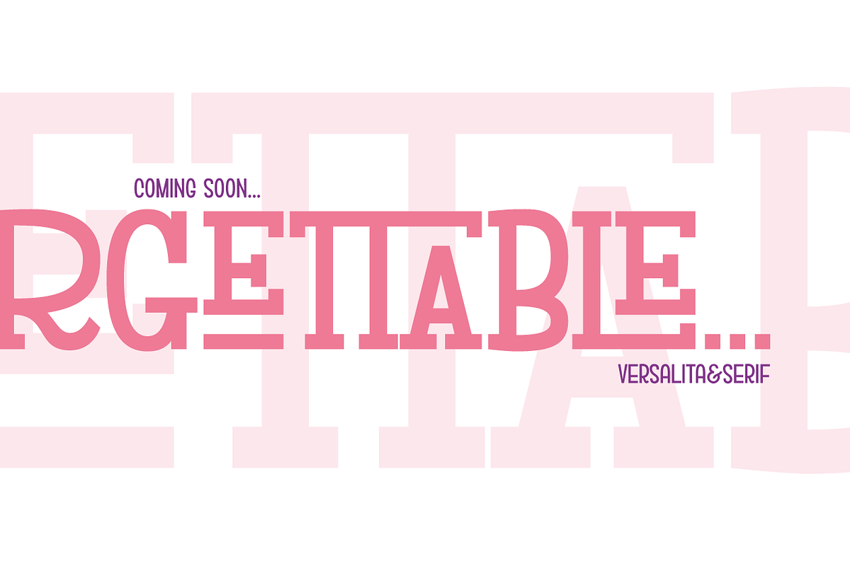 Versalita& - Font preview 8