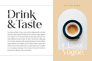 Classy Vogue - Stylish Serif